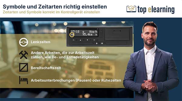 Grundkurs Fartenschreiber - Tachographen - EG-Kontrollgerät