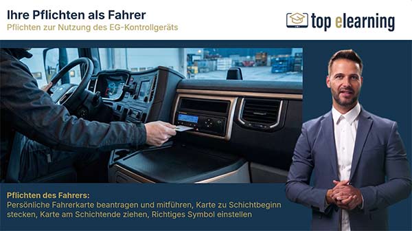 Grundkurs Fartenschreiber - Tachographen - EG-Kontrollgerät