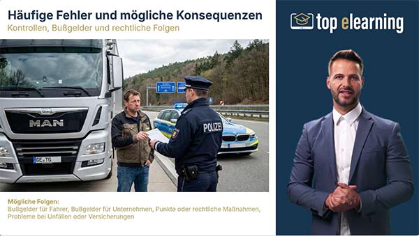 Grundkurs Fartenschreiber - Tachographen - EG-Kontrollgerät