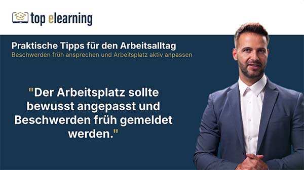 Bildschirmarbeitsplatz & Ergonomie im Büro