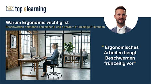 Bildschirmarbeitsplatz & Ergonomie im Büro